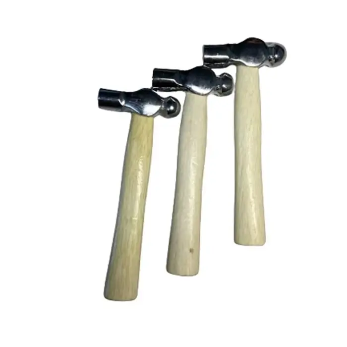 Mini marteau à tête ronde avec manche en bois – Outil polyvalent pour casser les noix et échapper aux situations