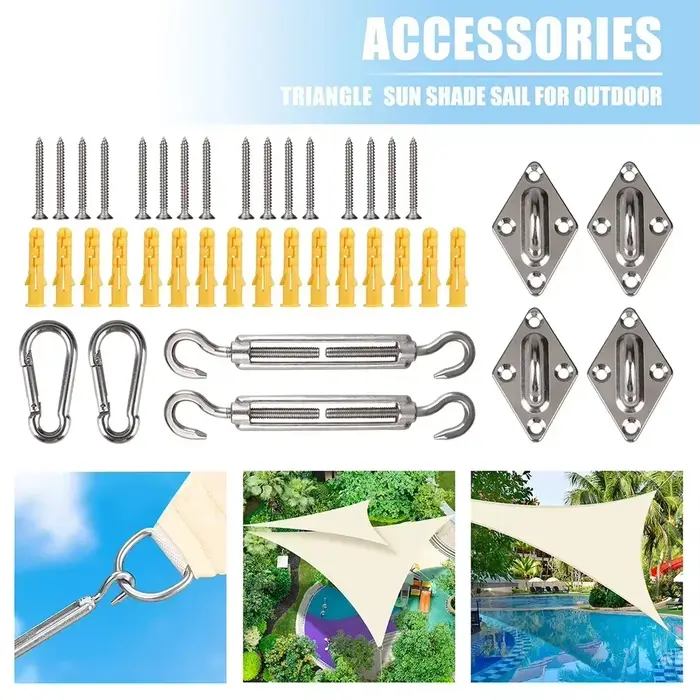 Kit de quincaillerie en acier inoxydable 304