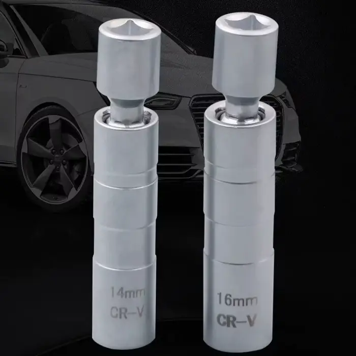 Adaptateur de clé à douille de bougie d'allumage de 14mm/16mm-outil de retrait