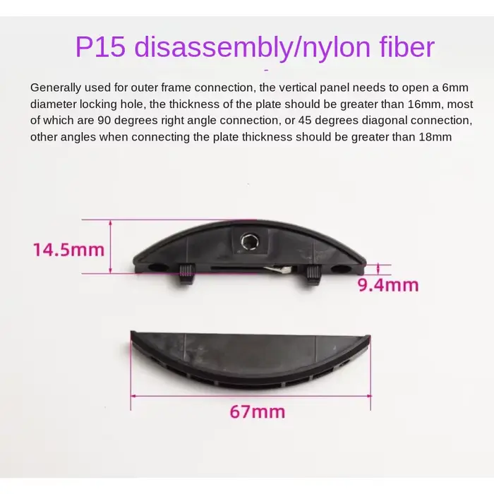 50 paires de connecteurs invisibles Lamino pour le travail du bois, accessoires réutilisables P15 P1