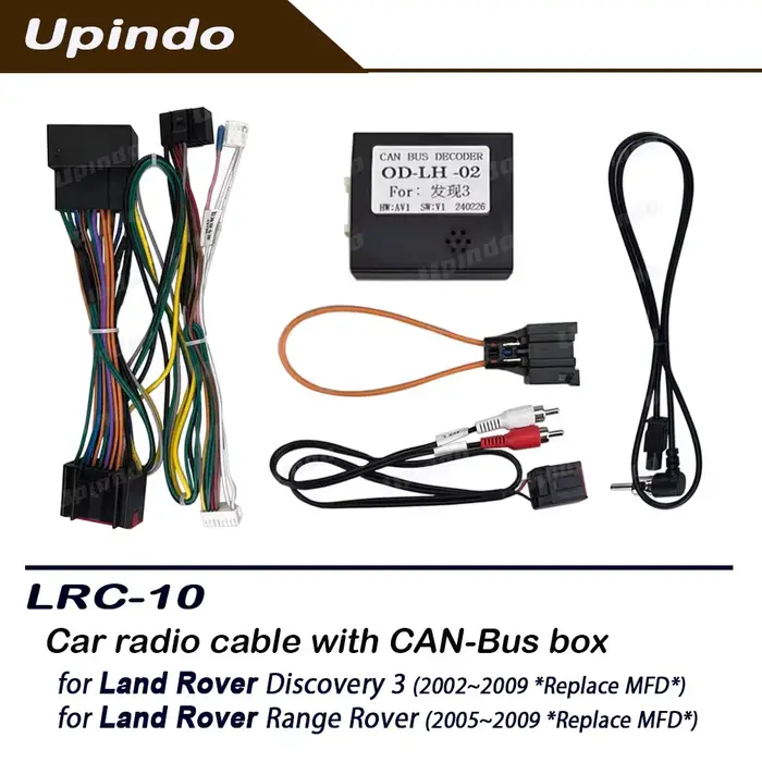 Accessoires de voiture câble Radio Android adaptateur CANBus pour Land Rover Discovery 3 Range