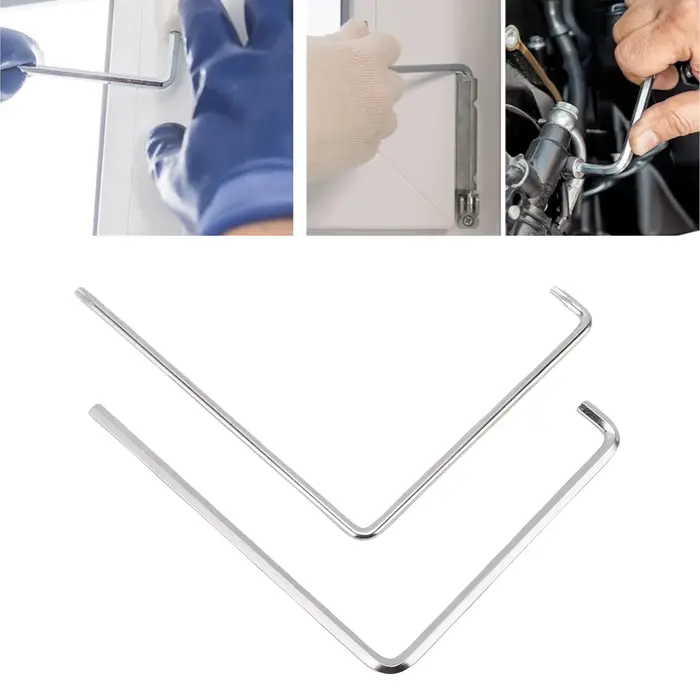 Outils de réglage de fenêtre 4mm TX15 59CrV4, clé de réglage de fenêtre en acier pour la rénovation 