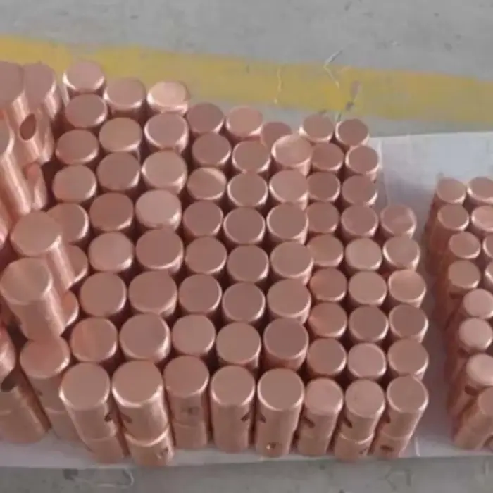 Marteau cylindrique en cuivre pur sans étincelle, tête ronde, poignée en caoutchouc, anti-alose, multifonction, outils à main pour le travail des métaux