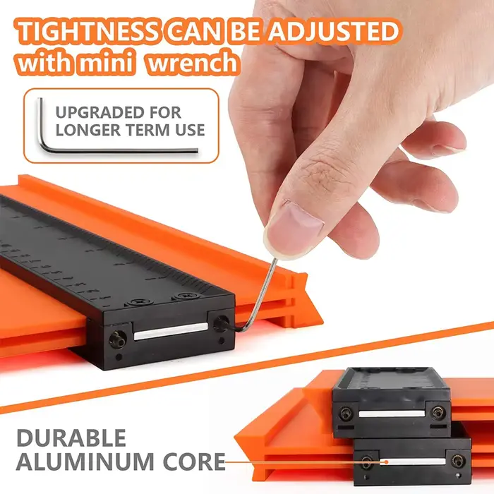 Jauge de Contour de verrouillage réglable