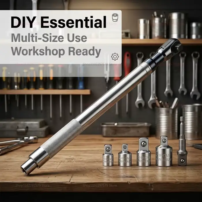 Clé à cliquet multifonctionnelle extensible