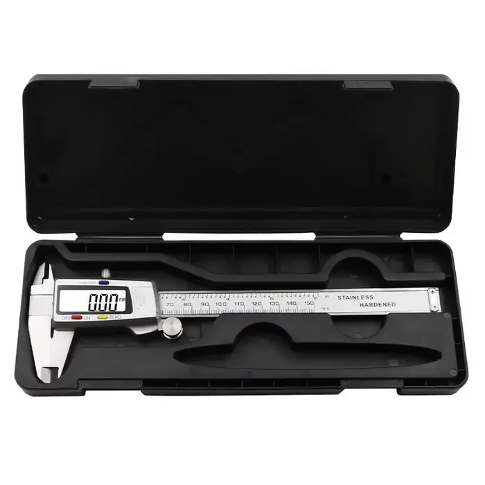 Outil de mesure pied à coulisse numérique en acier inoxydable 6 "150mm Messschieber Paquimetro Instrument