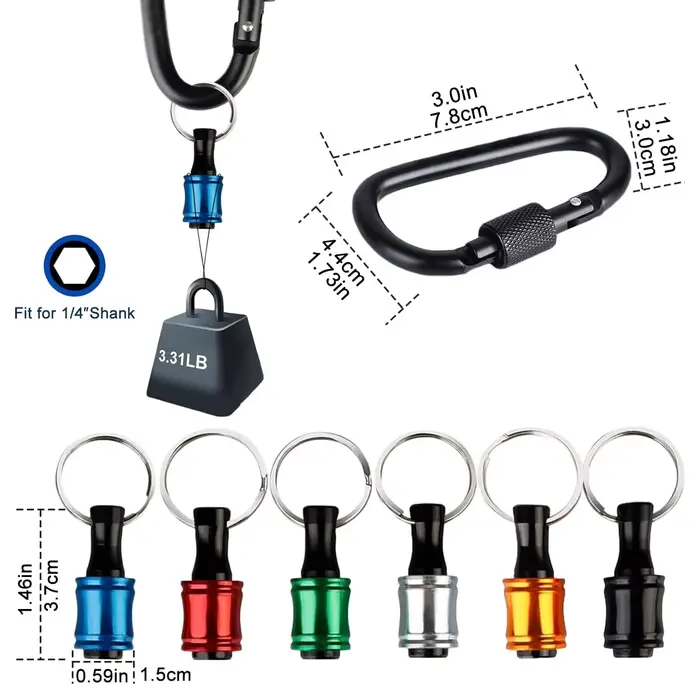 Porte-embout de convertisseur rapide 6 pièces