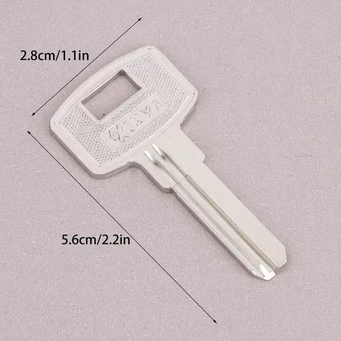 10 PCS/LOT Clé vierge FAV1D Baili à double fente, couramment utilisée, Matériau de clé / Clé vierge