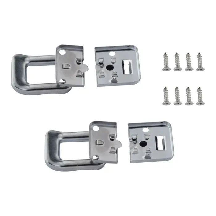 Lot de 2 fermoirs à bascule pour armoire