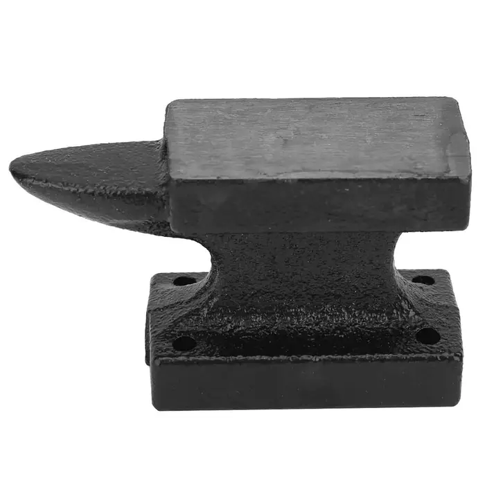 Enclume de forgeron en fonte robuste, portable, établi stable, document aléatoire