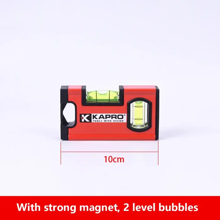 Kapro 10/20 cm Portable magnétique petit niveau à bulle précision en aluminium Construction outil de nivellement mesure