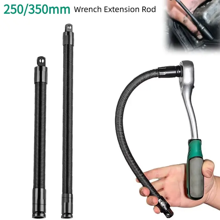 Clé à cliquet avec rallonge flexible de 1/2 pouce pour clé électrique