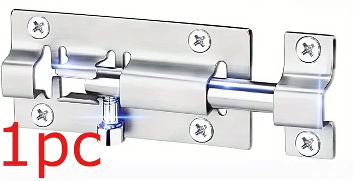 Loquet à boulon de baril 1/2 pièces, 7.62Cm, épaissi, acier inoxydable, serrure coulissante de porte