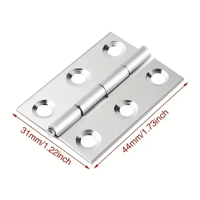 Mini charnières pour boîte en bois