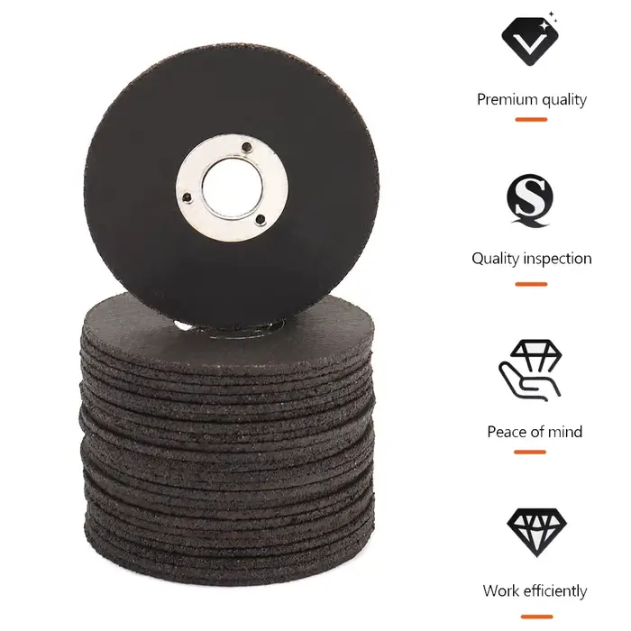 Disques de coupe métalliques de 50 mm (2 pouces), disques de ponçage, disques de meulage pour meuleu