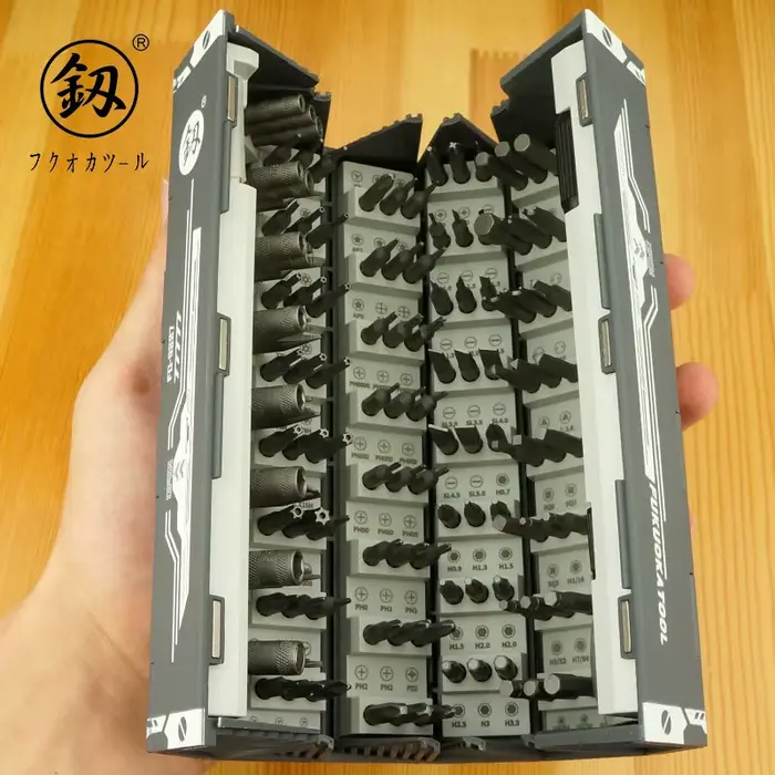 Jeu d'embouts magnétiques pour la réparation de PC et de téléphone, kit de tournevis, mini mallette 