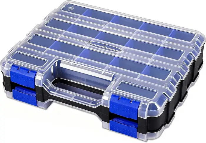 Boîte à outils portable avec compartiments