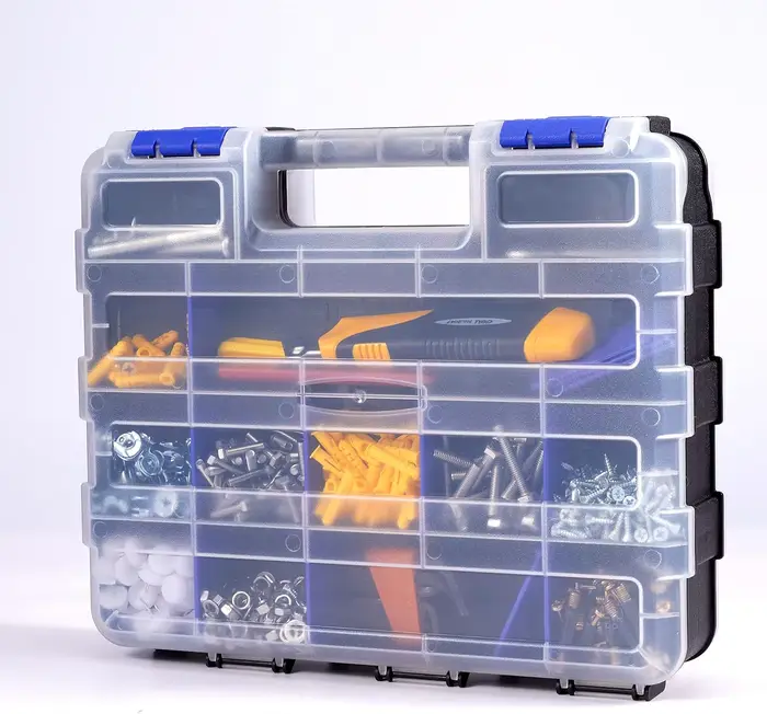 Boîte à outils portable avec compartiments