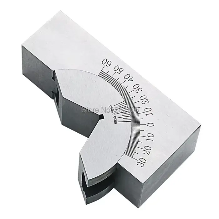 Fraiseuse pièces de précision tampon réglable 0/30/60 jauge d'angle débogage V bloc pêcheur haut outil AP25 AP30 AP46 pour la mesure