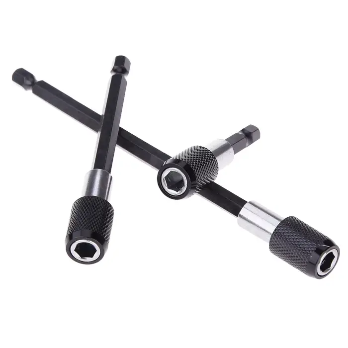 Barre d'extension à tige hexagonale de 1/4 pouces
