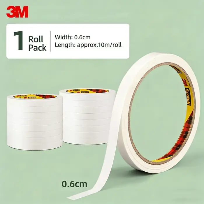 Ruban adhésif double face 3M 200C Scotch, haute viscosité, pour bureau, panneau publicitaire, autoco