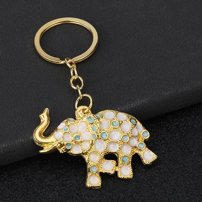 Porte-clés éléphant Vintage