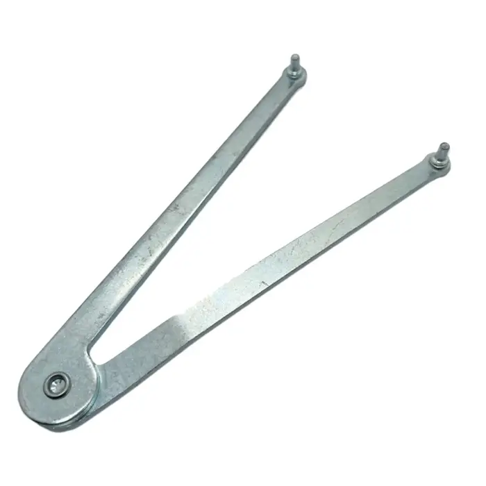 Clé à molette, accessoires durables, outils de retrait de broches réglables pour meuleuses, clé à éc
