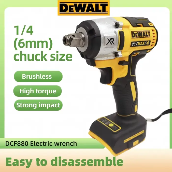 Clé à chocs sans balais DEWALT DCF880 : couple élevé et vitesse rapide