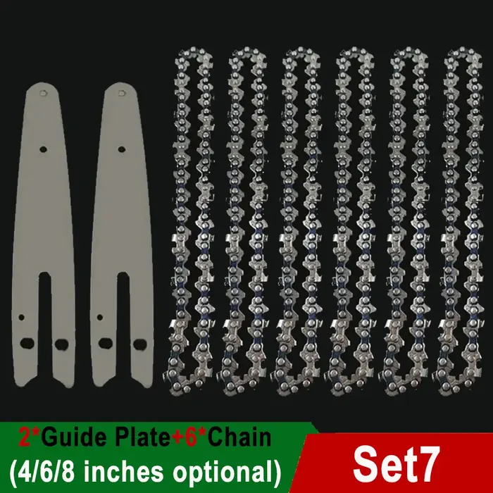 Lame de scies à chaîne de 4 "/6"/8 "pouces pour couper le bois 1/4 "LP 0.043" calibre 28/37/45DL Mini chaînes de