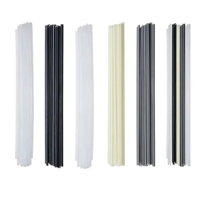 Ensemble de baguettes de soudage en plastique ABS PP PVC PE, 50 pièces, électrodes de réparation de 