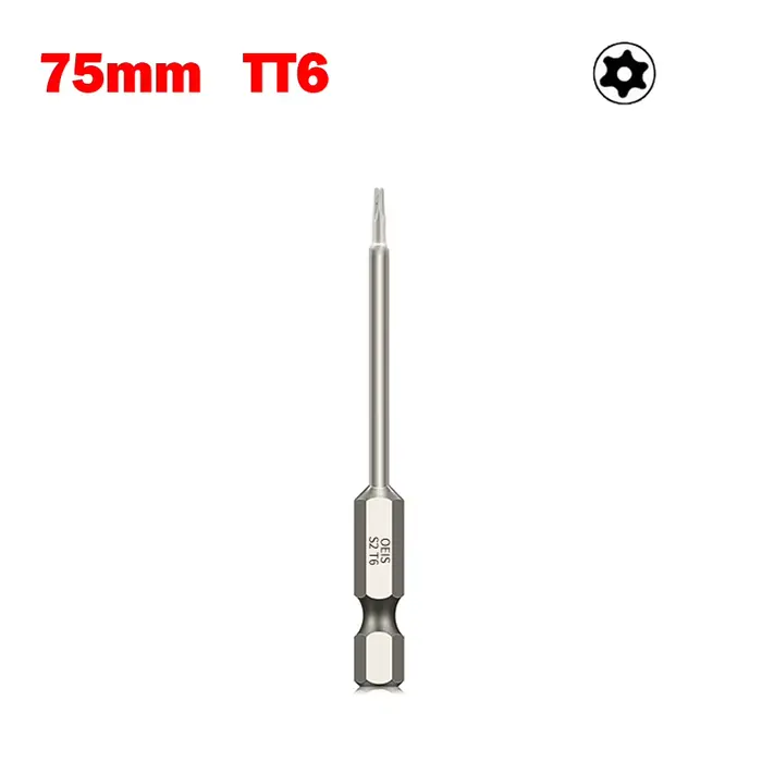 Jeu d'embouts de tournevis magnétiques Torx, long, électrique, T7, T8, T9, T10, T15, T20, T25, T27, 