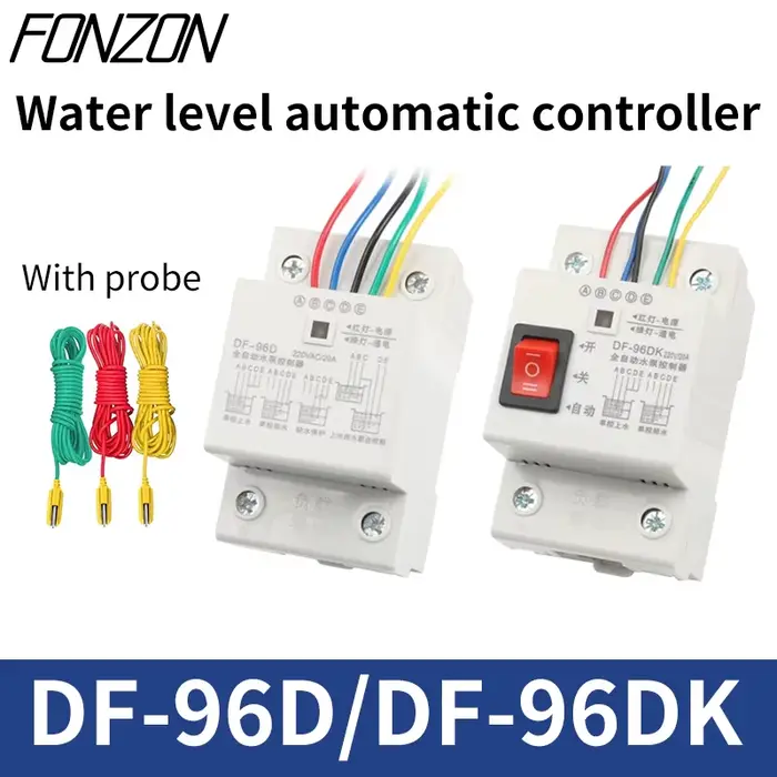 Contrôleur de niveau d'eau automatique DF-96D DF-96DK 20A AC 220V DC24V