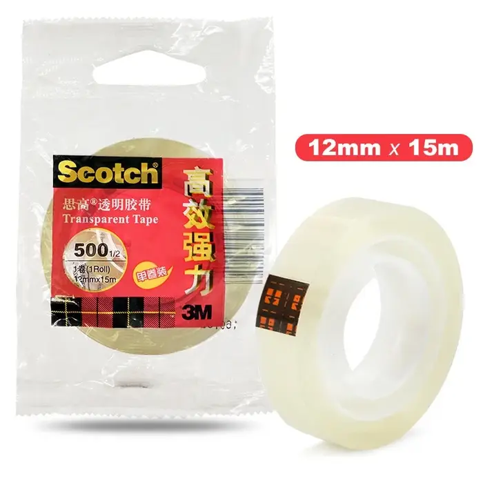 Ruban adhésif transparent 3M Scotch 500