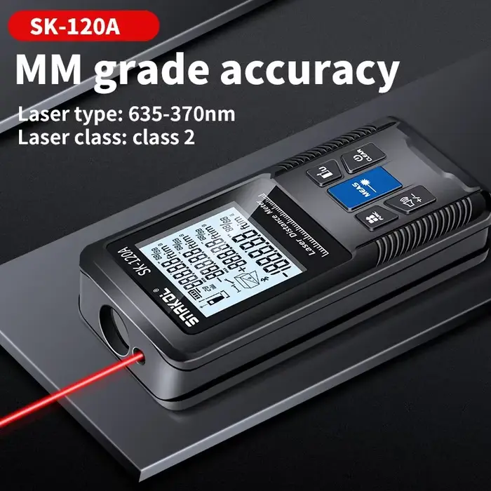 Télémètre laser SNAKOL - Outil de mesure numérique 40m/50m/70m/100m/120m - Mètre de distance