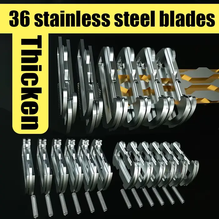 10 clés serrure de porte cylindre en laiton 65-130mm