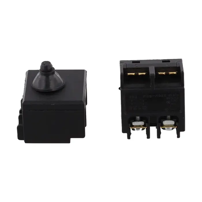 Pièces de rechange pour meuleuse d'angle, 2 pièces, interrupteurs à bouton-poussoir pour polisseuse 