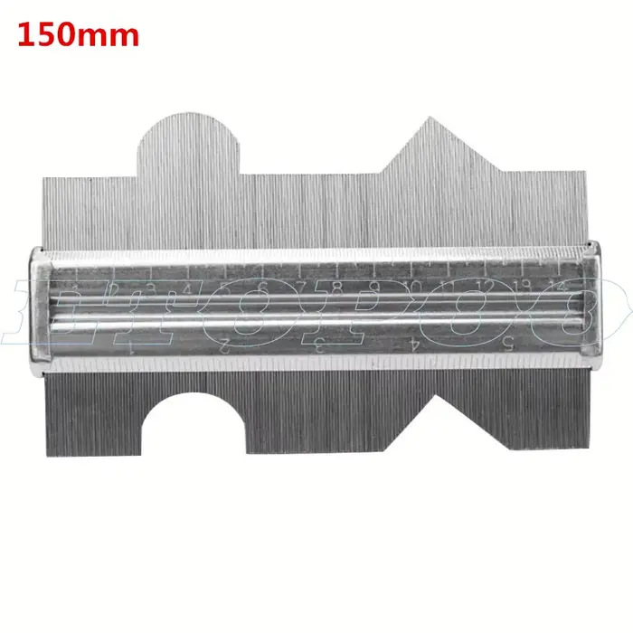 Outil de mesure de duplicateur de contour en métal, jauge de fierté, outil de charpentier, 5 po, 6 p