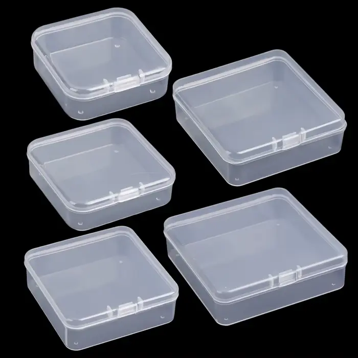 Boîte de rangement transparente pour petits objets