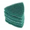 Lot de 5 tampons triangulaires auto-adhésifs en nylon de 13 mm pour polissage et ponçage