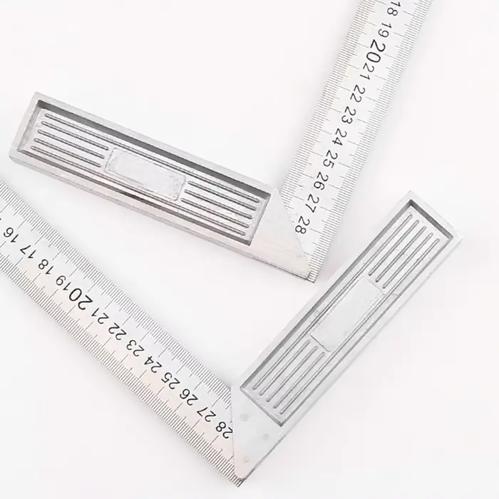 Règle d'angle double face en acier inoxydable 30/50CM