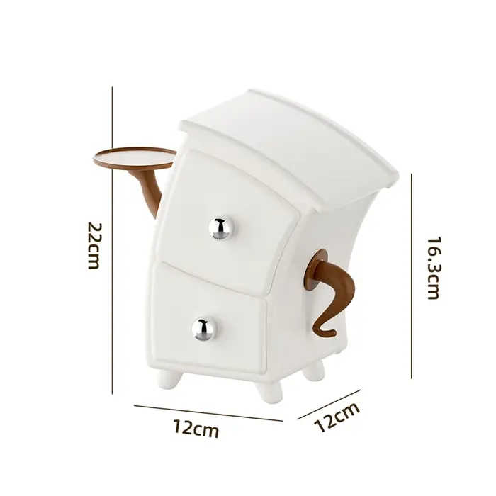 Boîte à bijoux de bureau créative