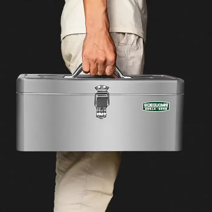 Boîte à outils de protection en acier inoxydable