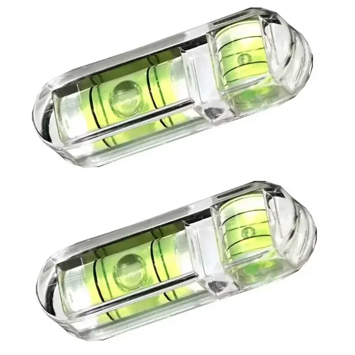 Lot de 2 niveaux à bulle portables de haute précision