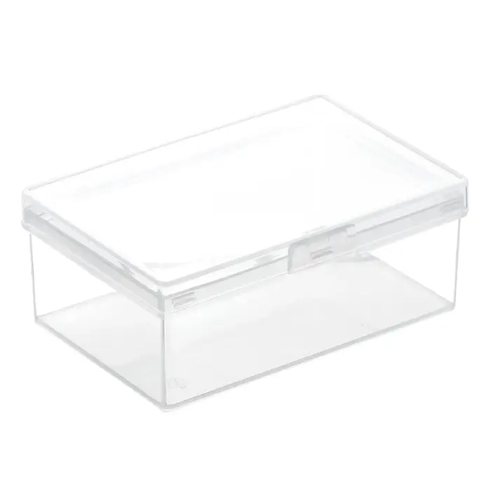 Boîte de rangement pour composants électroniques avec couvercle
