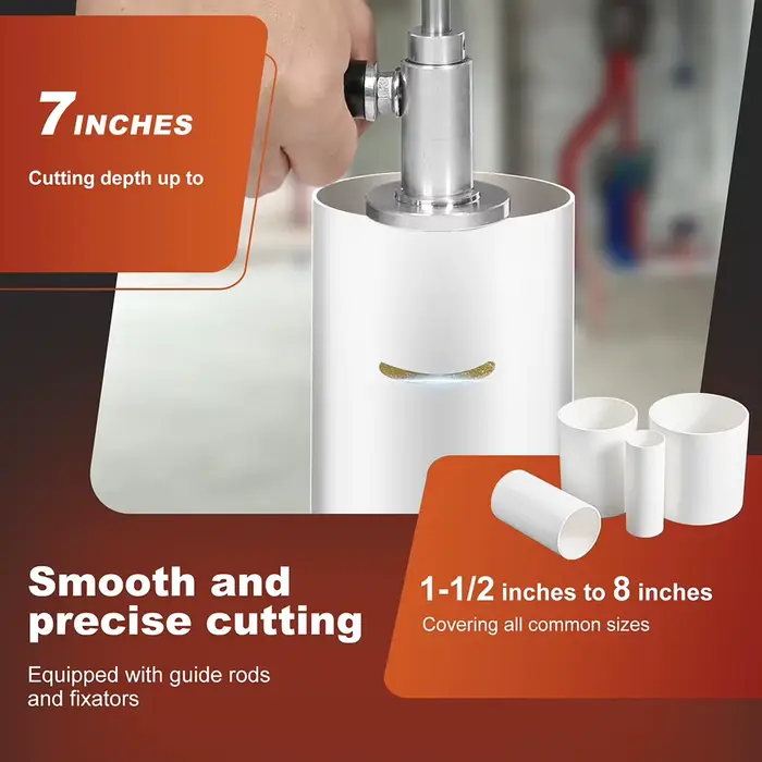 Coupe-tube PVC interne