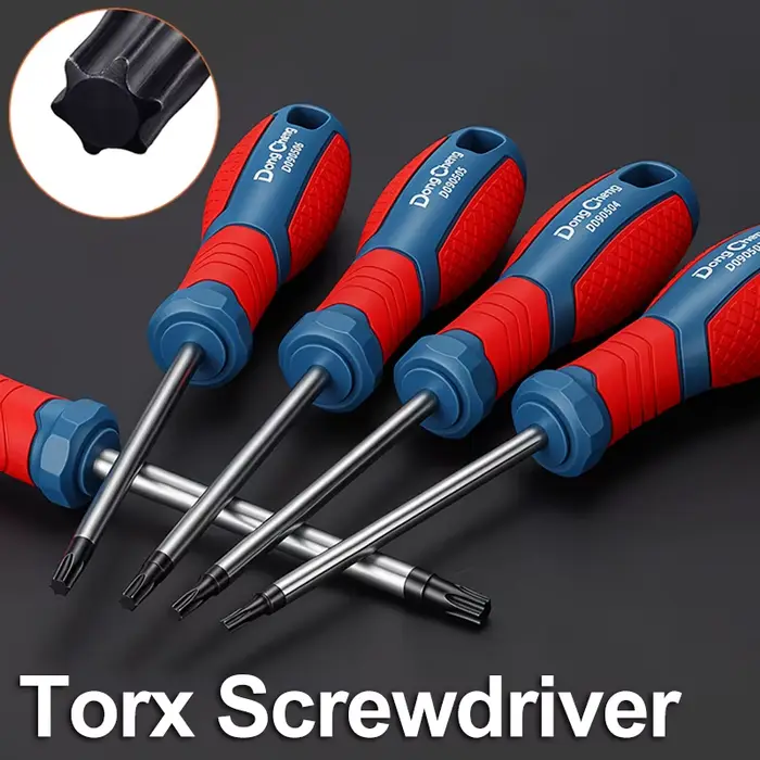 1 pièce Tournevis Torx magnétique de précision T8 T10 T15 T20 T25 T27 T30 T40, Kit d'outils manuels de réparation pour contrôleurs de sécurité Torx