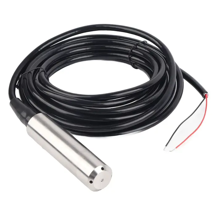 Capteur de niveau en acier inoxydable, capteur de niveau DC24V 4-20mA, type immersion, pour la détec