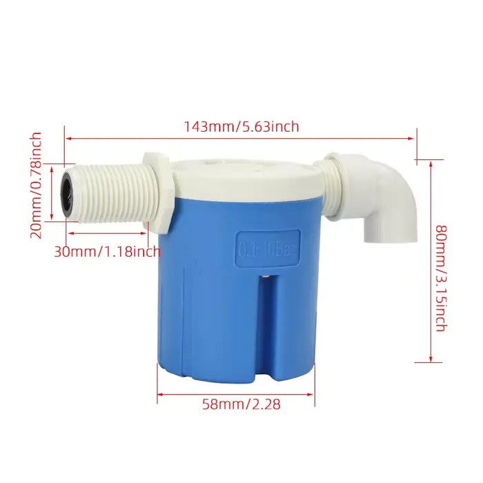 Vanne à flotteur entièrement automatique