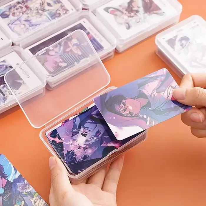 Boîtes en plastique transparentes
