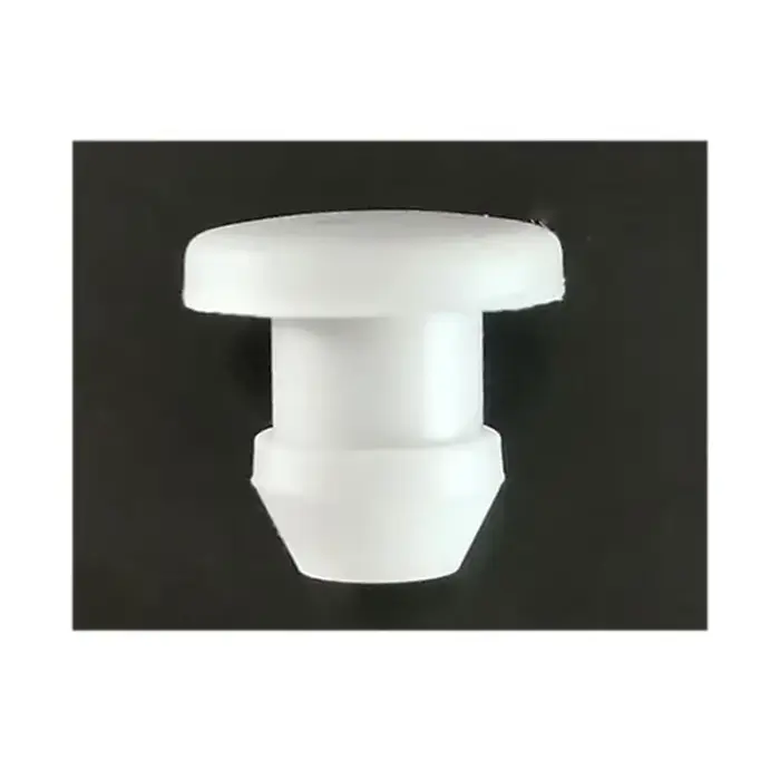 Bouchon en Caoutchouc de Silicone Blanc de Type T, Joint Conique à Encliqueter, Bouchon d'Extrémité,